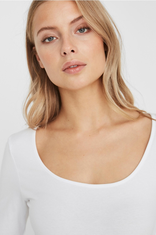VMMAXI MY LS SOFT UNECK GA NOOS 10228809 BRIGHT WHITE